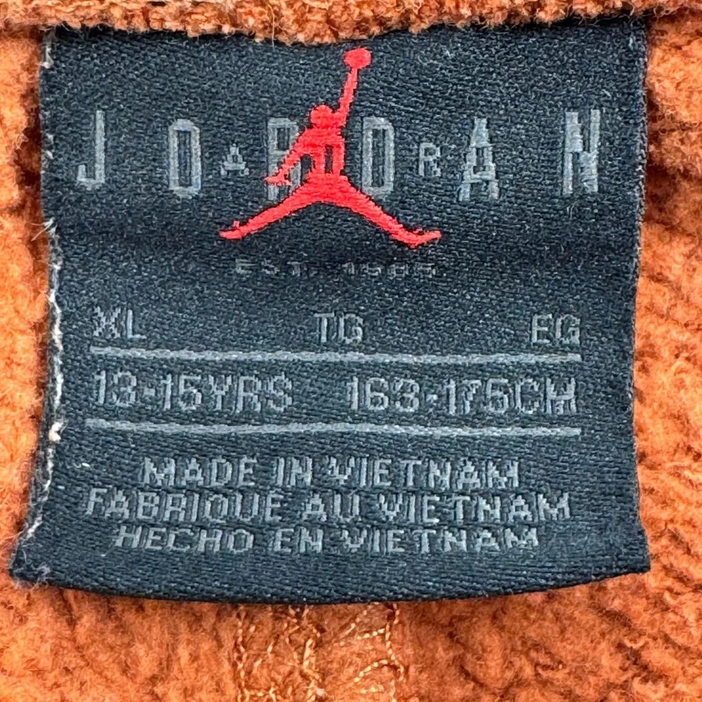 Jordan Zion Sweatpants Joggers Kids XL 13-15 Yrs‎ Orange Black Logo